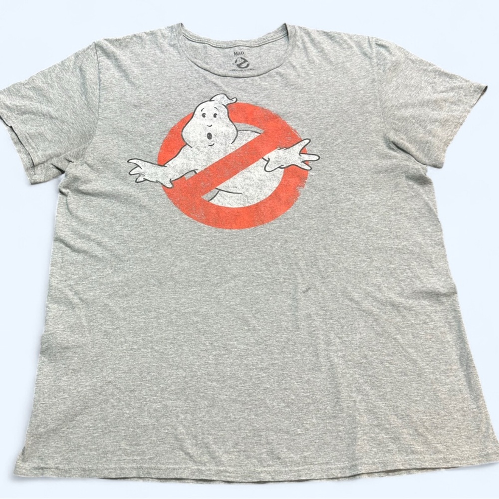 Ghostbusters Movie T-shirt by Mad Engine. Men’s Grey t-shirt size large